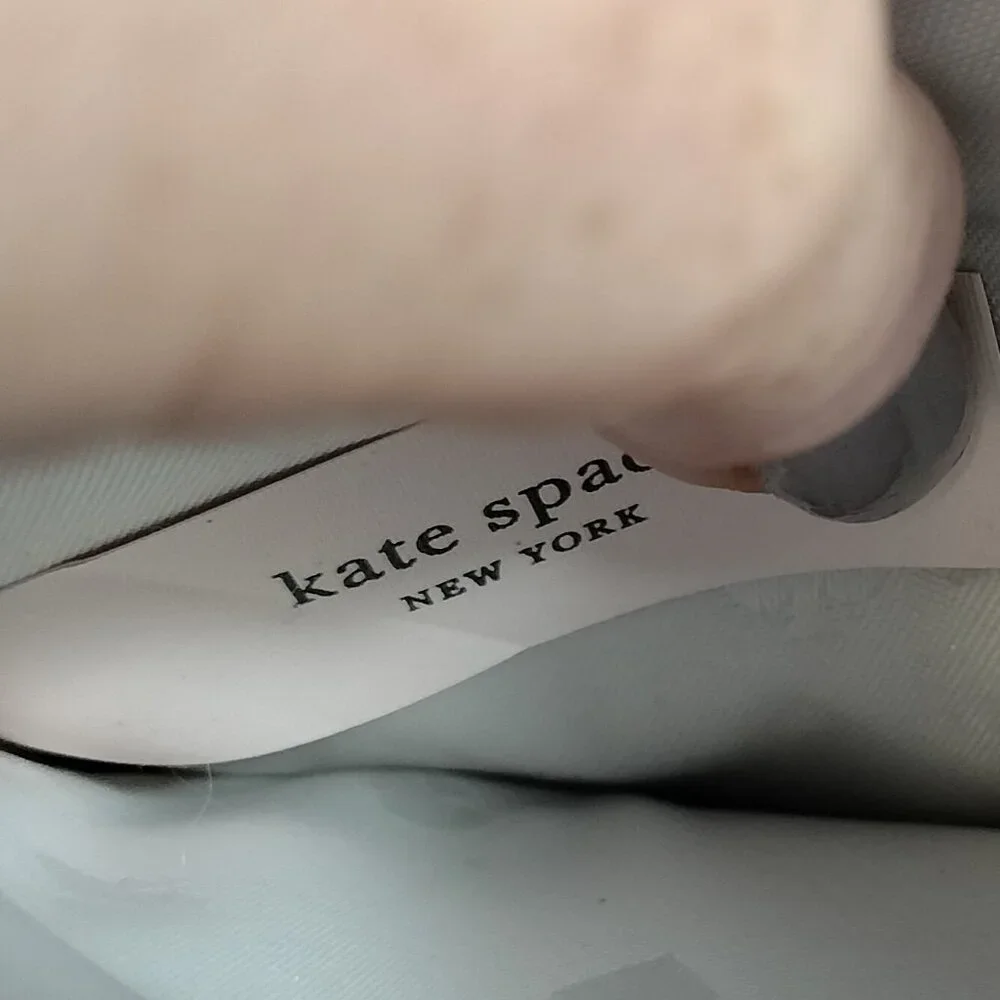 Kate Spade 'Cameron' Large L-Zip Wristlet‎ Light Gray